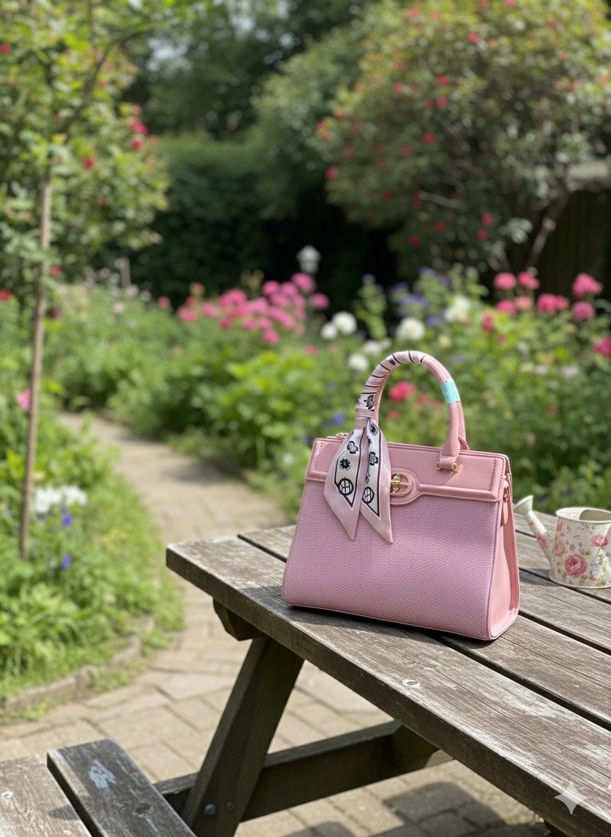 Sac à Main Rose de Luxe